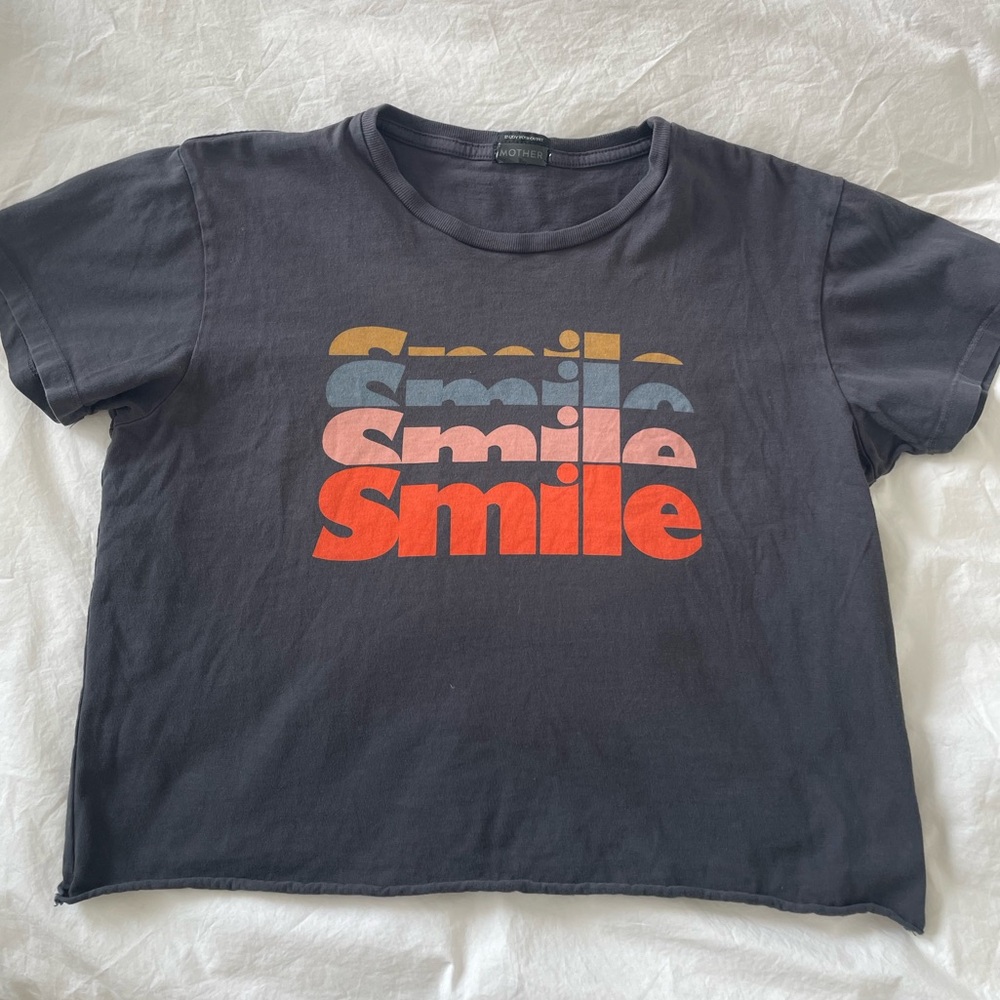 MOTHER “the rowdy cutoff “ tee shirt